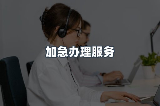 加急办理服务